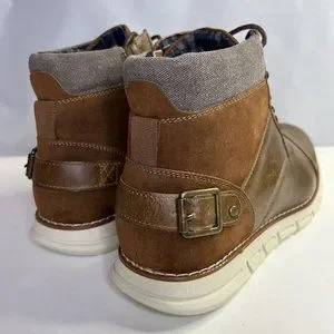 Bruno Marc Men’s Cap Toe Combat Dress Casual Lace Up Zipper Chukka Boots Size 12 Amazon.com | Bruno Marc Men main image 2